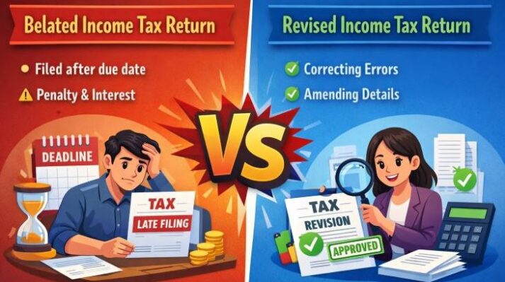 Belated Income Tax Return vs Revised Income Tax Return