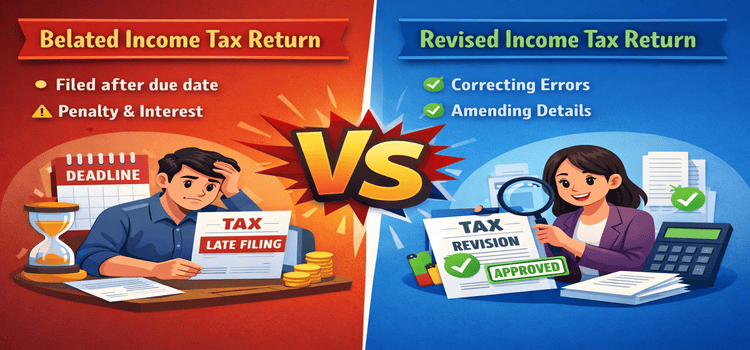 Belated Income Tax Return vs Revised Income Tax Return