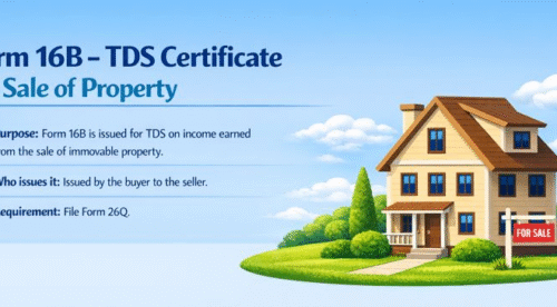 Form 26QB: TDS on sale of immovable property